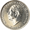 10 Sene 2002-2010, KM# 132, Samoa, Tanumafili II