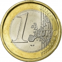 1 Euro 2002-2007, KM# 446, San Marino