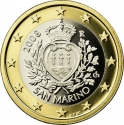1 Euro 2008-2016, KM# 485, San Marino
