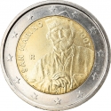2 Euro 2007, KM# 481, San Marino, 200th Anniversary of Birth of Giuseppe Garibaldi