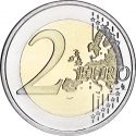 2 Euro 2022, KM# 611, San Marino, 200th Anniversary of Death of Antonio Canova