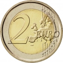 2 Euro 2015, KM# 540, San Marino, 25th Anniversary of the German Unity