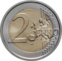 2 Euro 2022, KM# 611, San Marino, 200th Anniversary of Death of Antonio Canova