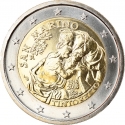 2 Euro 2018, KM# 572, San Marino, 500th Anniversary of Birth of Tintoretto