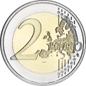 2 Euro 2020, KM# 589, San Marino, 500th Anniversary of Death of Raphael