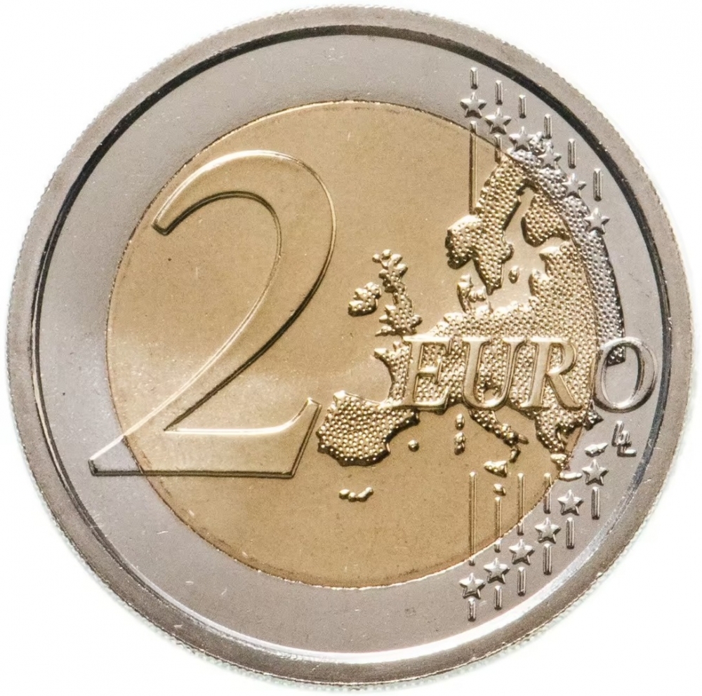 2 Euro 2024, KM# 628, San Marino, 50th Anniversary of the Declaration of the Rights of Citizens and the Fundamental Principles of the San Marino Constitution