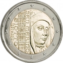 2 Euro 2017, KM# 563, San Marino, 750th Anniversary of Birth of Giotto