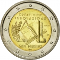 2 Euro 2009, KM# 490, San Marino, European Year of Creativity and Innovation