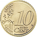 10 Euro Cent 2017-2023, KM# 558, San Marino