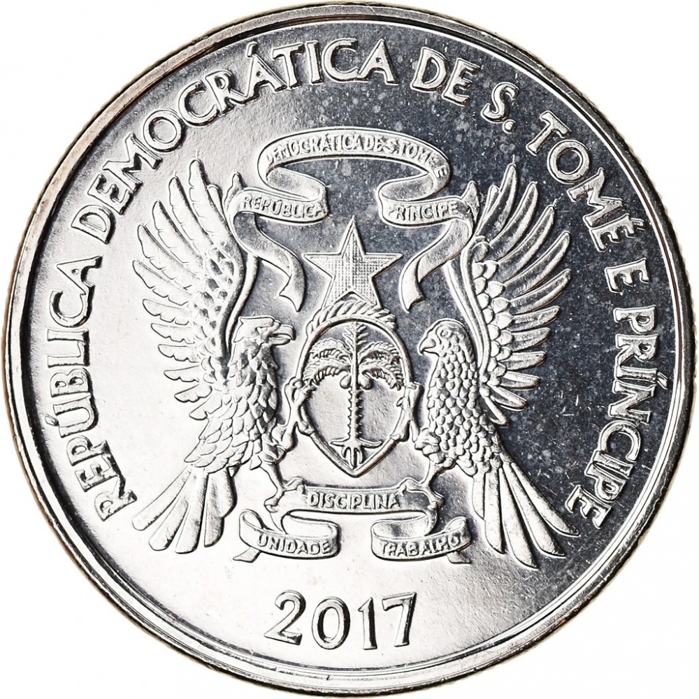 50 Centimos 2017, Sao Tome and Principe