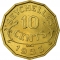 10 Cents 1953-1974, KM# 10, Seychelles, Elizabeth II