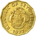 10 Cents 1977, KM# 32, Seychelles, Food and Agriculture Organization (FAO), Produce More Food