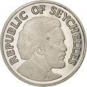 25 Cents 1976, KM# 24, Seychelles, Declaration of the Independence