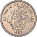 25 Cents 1977, KM# 33, Seychelles