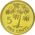 5 Cents 2007-2012, KM# 47a, Seychelles