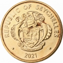 5 Cents 2016-2022, KM# 177, Seychelles