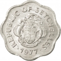 5 Cents 1977, KM# 31, Seychelles, Food and Agriculture Organization (FAO), Produce More Food