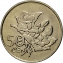 50 Cents 1977, KM# 34, Seychelles