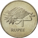 1 Rupee 1977, KM# 35, Seychelles