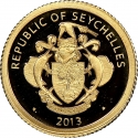 10 Rupees 2013, KM# 138, Seychelles, Mahatma Gandhi