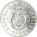 100 Rupees 1981, KM# 45a, Seychelles, Food and Agriculture Organization (FAO), World Food Day