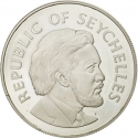 25 Rupees 1977, KM# 38a, Seychelles, 25th Anniversary of the Accession of Elizabeth II to the Throne