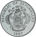 25 Rupees 1997, KM# 95, Seychelles, Diana - The People's Princess, Birth of Prince William