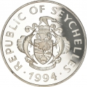 25 Rupees 1994, KM# 79, Seychelles, The Queen Mother, Royal Wedding