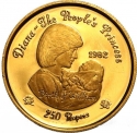 250 Rupees 1997, KM# 98, Seychelles, Diana - The People's Princess, Birth of Prince William