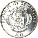 5 Rupees 2013, KM# 142, Seychelles, Election of Pope Francis