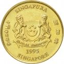 5 Cents 1992-2012, KM# 99, Singapore