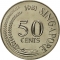 50 Cents 1967-1985, KM# 5, Singapore
