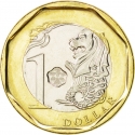 1 Dollar 2013-2018, KM# 314, Singapore