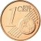 1 Euro Cent 2009-2021, KM# 95, Slovakia