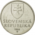 5 Korún 1993-2008, KM# 14, Slovakia