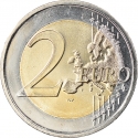 2 Euro 2017, KM# 130, Slovenia, 10th Anniversary of the Adoption of the Euro