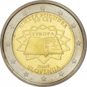 2 Euro 2007, KM# 106, Slovenia, 50th Anniversary of the Treaty of Rome