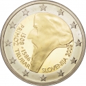 2 Euro 2008, KM# 80, Slovenia, 500th Anniversary of Birth of Primož Trubar