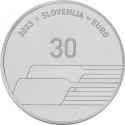 30 Euro 2023, KM# 162, Slovenia, Day of Slovenian Sport