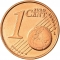 1 Euro Cent 2007-2021, KM# 68, Slovenia