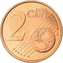 2 Euro Cent 2007-2023, KM# 69, Slovenia