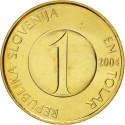 1 Tolar 1992-2006, KM# 4, Slovenia