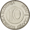 10 Tolarjev 2000-2006, KM# 41, Slovenia