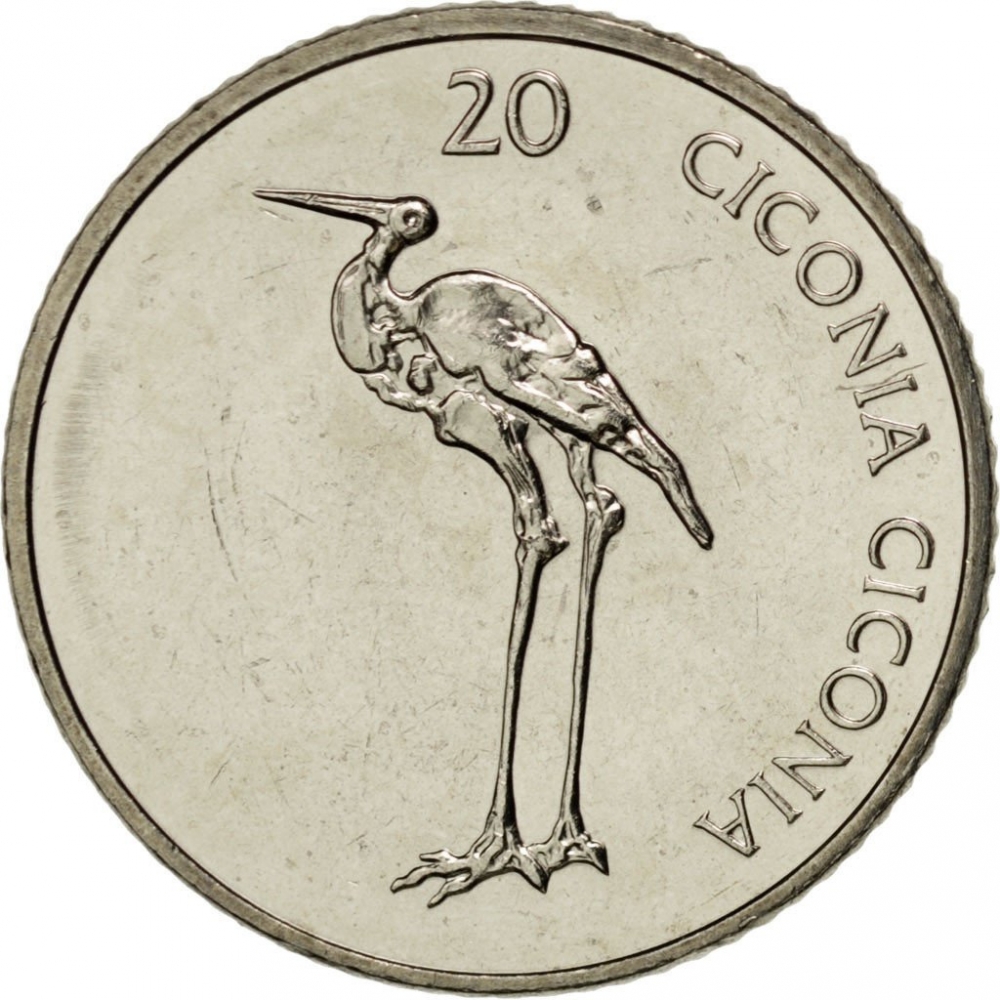 20 Tolarjev 2003-2006, KM# 51, Slovenia