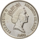 10 Cents 1988, KM# 27, Solomon Islands, Elizabeth II