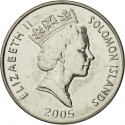 20 Cents 1987-2010, KM# 28, Solomon Islands, Elizabeth II