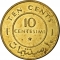 10 Cents 1967, KM# 7, Somalia