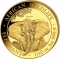 100 Shillings 2021, Somalia, African Wildlife, Elephant