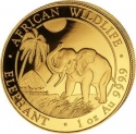 1000 Shillings 2017, KM# 277, Somalia, African Wildlife, Elephant