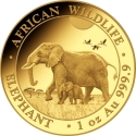 1000 Shillings 2022, KM# 402, Somalia, African Wildlife, Elephant